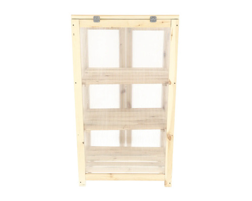 Houten insectenopslagkast met gaas