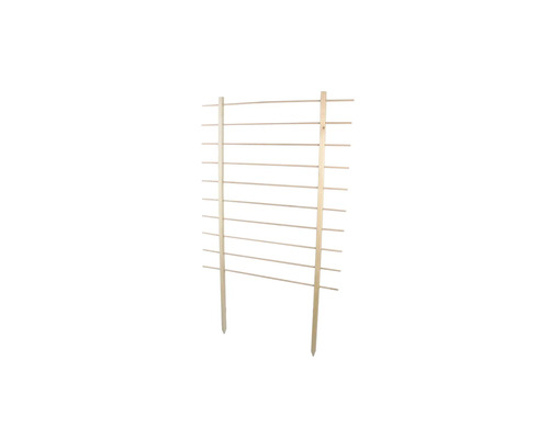 Houten trellis voor planten in de tuin
