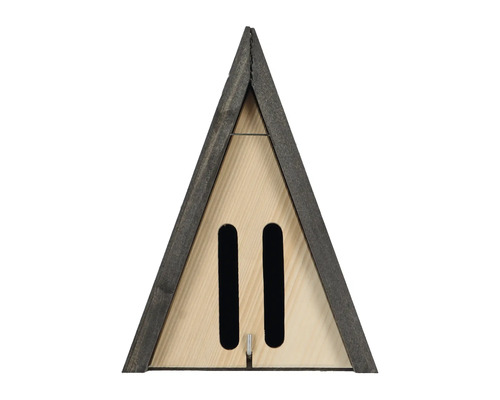 Insectenhotel in driehoekige vorm