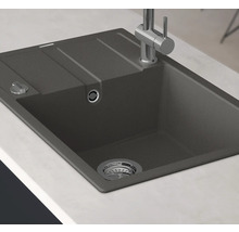 Spoelbak met afdruiprek en kraan