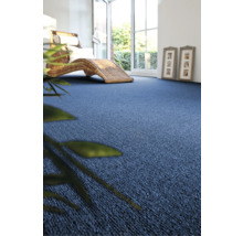 Tapijt bouclé Rambo blauw 500 cm breed