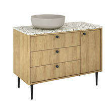 JUNGBORN Wastafelonderkast PRIMUS met greep 720x1000x456 mm natural hickory