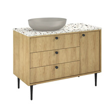 JUNGBORN Wastafelonderkast PRIMUS met greep 720x1000x456 mm natural hickory