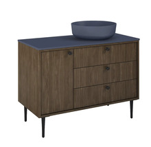 JUNGBORN Wastafelonderkast PRIMUS met greep 720x1000x456 mm noten