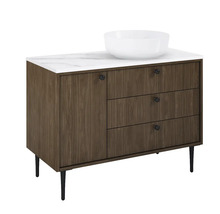 JUNGBORN Wastafelonderkast PRIMUS met greep 720x1000x456 mm noten