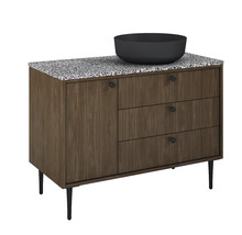 JUNGBORN Wastafelonderkast PRIMUS met greep 720x1000x456 mm noten