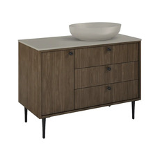 JUNGBORN Wastafelonderkast PRIMUS met greep 720x1000x456 mm noten
