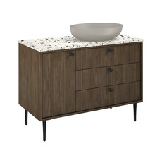 JUNGBORN Wastafelonderkast PRIMUS met greep 720x1000x456 mm noten