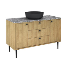 JUNGBORN Wastafelonderkast PRIMUS met greep 720x1200x456 mm natural hickory