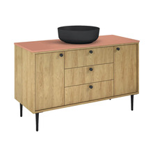 JUNGBORN Wastafelonderkast PRIMUS met greep 720x1200x456 mm natural hickory