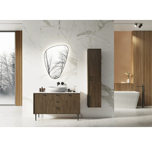 JUNGBORN Hoge badkamerkast PRIMUS met greep 350x1550x350 mm noten