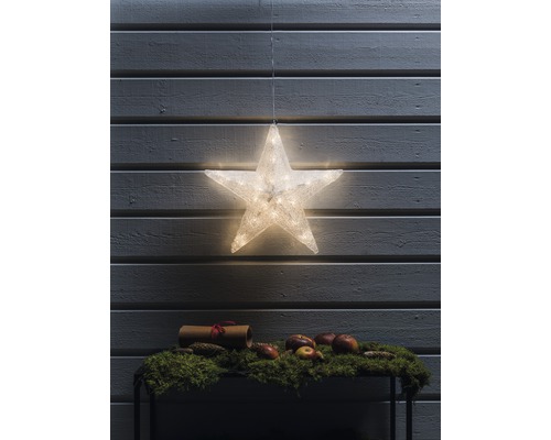 Lichtgevende ster als decoratie voor de kerstperiode