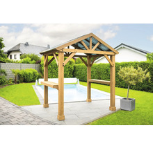 WESTMANN BBQ-paviljoen Laval paaldikte 6x7 cm, geimpregneerd grenenhout 245x174 cm