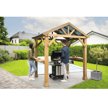 WESTMANN BBQ-paviljoen Laval paaldikte 6x7 cm, geimpregneerd grenenhout 245x174 cm