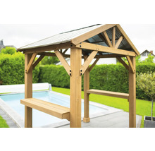 WESTMANN BBQ-paviljoen Laval paaldikte 6x7 cm, geimpregneerd grenenhout 245x174 cm