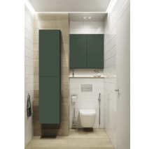JUNGBORN Hoge badkamerkast 1800x400x126 mm forrest groen
