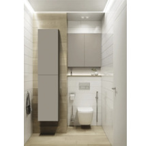 JUNGBORN Hoge badkamerkast 1800x400x126 mm fume