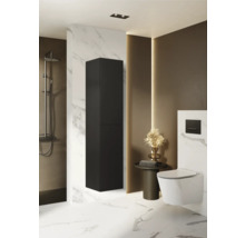 JUNGBORN Hoge badkamerkast 1800x400x352 mm zwart