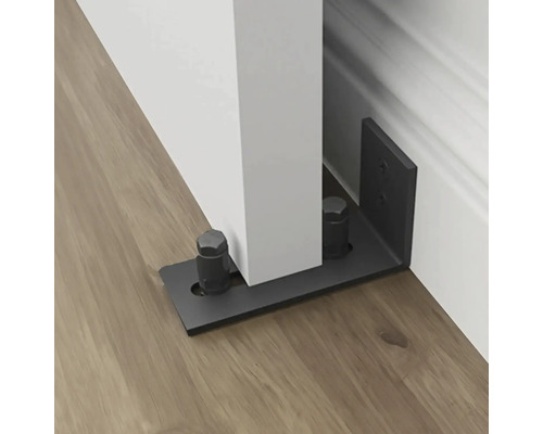 Metalen schuifdeur vloergeleider