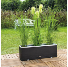 Plantenbak 108x39x43 cm rattan bruin