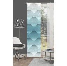 HOME FASHION Paneelgordijn Benari tuquoise 60x245 cm