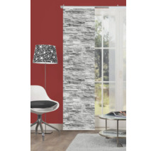 HOME FASHION Paneelgordijn Walli grijs 60x245 cm
