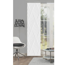 HOME FASHION Paneelgordijn Wave wit 60x245 cm
