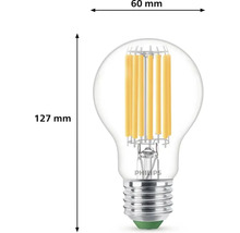 Philips LED-lamp met afmetingen 127 mm hoogte en 60 mm breedte