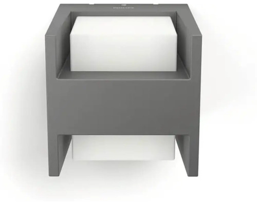 Grijze fauteuil met binnenverlichting