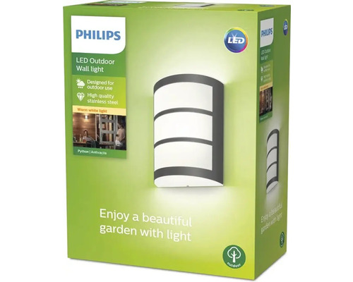 Verpakking van een Philips LED buitenwandlamp