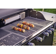 Barbecue met gegrilde spiesjes op het rooster