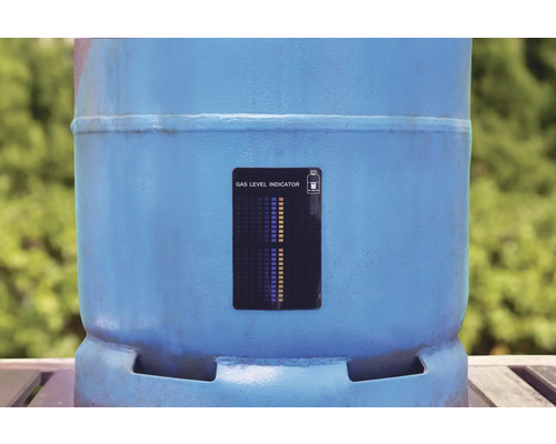 Gasfles met gasniveau-indicator
