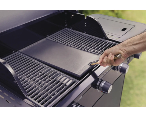 Barbecue met bakplaat en grillrooster