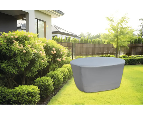 Afdekking voor tuinmeubelen op gazon voor woonhuis