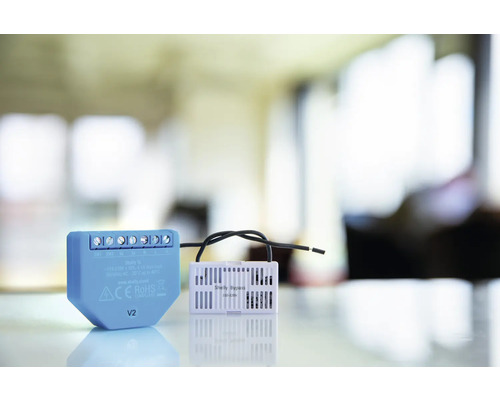 Shelly Dimmer met Shelly Bypass voor het dimmen van lichten