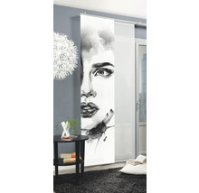 HOME FASHION Paneelgordijn Face wit 60x245 cm