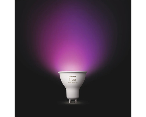 Philips Hue lamp met gekleurd licht