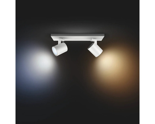 Plafondlamp met twee spots voor binnenverlichting