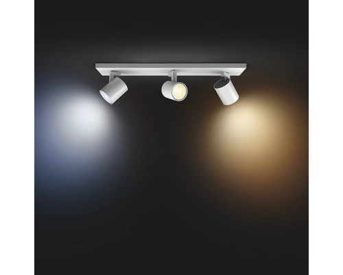 Plafondlamp met drie spots