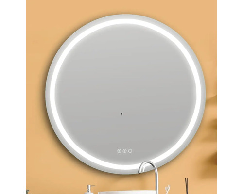 Ronde badkamerspiegel met ledverlichting
