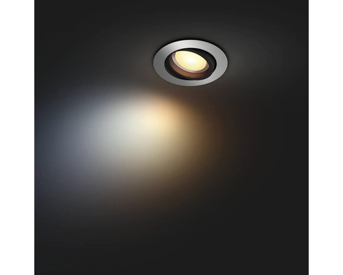 Plafondinbouwspot met licht