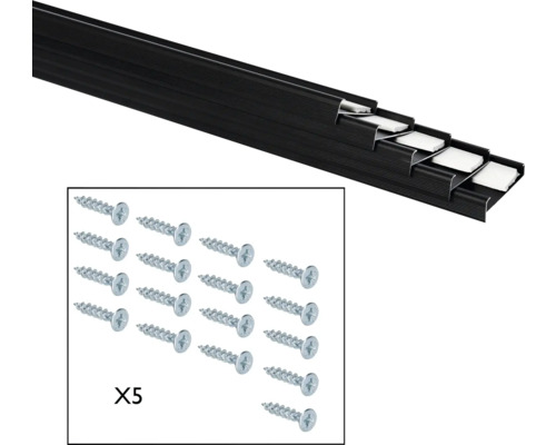 Schuifdeurgeleider met schroeven