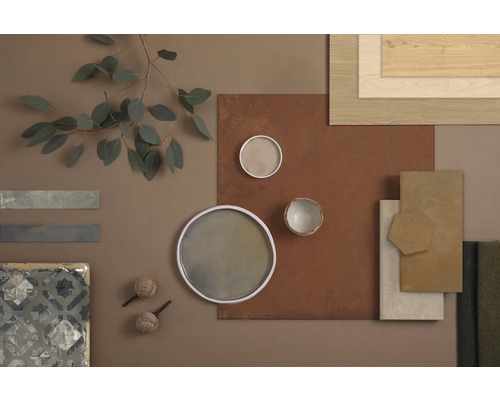 Samengestelde bouwmaterialen en decoratieve elementen voor interieurontwerp.