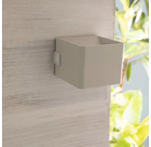 Vierkante metalen wandlamp voor buiten