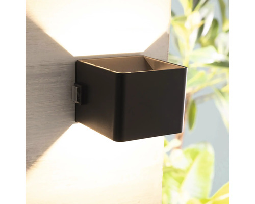 Vierkante metalen wandlamp voor buitenverlichting