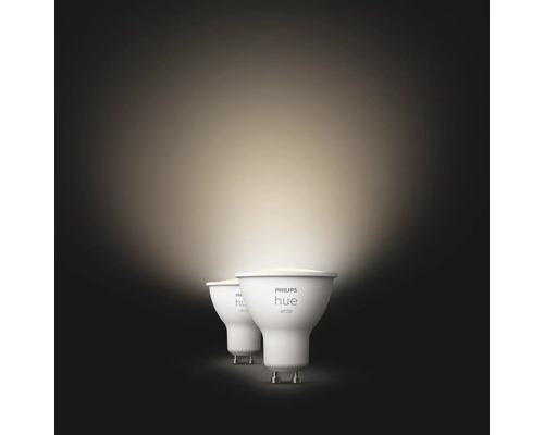Twee Philips Hue White lampen