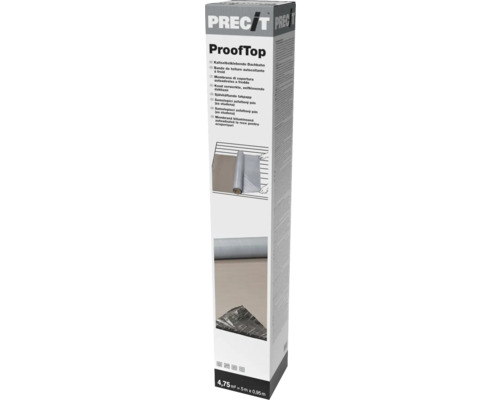 PRECIT Prooftop bitumenstrook 5 x 0,95 m rol = 4,75 m² Prec-it ProofTop koud zelfklevende dakbaan op een verpakking