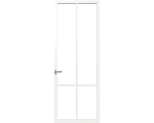 BERKVENS Binnendeur Verdi Light 703 Opdek rechts wit afgelakt met grijs glas 253 x 88 cm