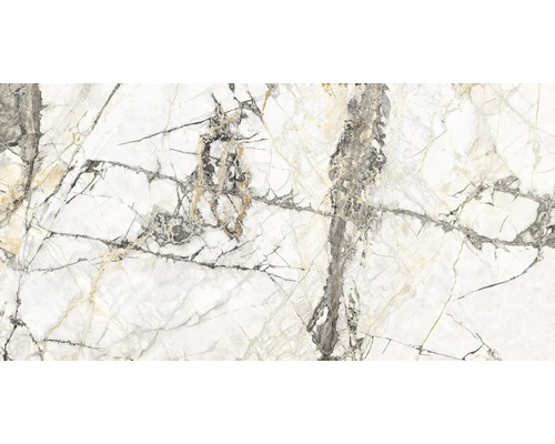 Tegelpatroon met marmerlook en fijne grijze aders