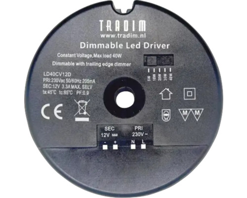 Tradim logo dimbare led driver